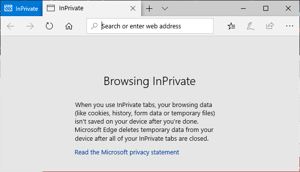 Inprivate Browsing