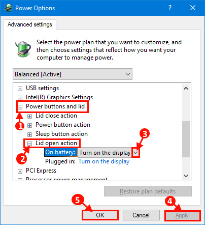 turn on laptop without opening lid