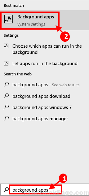Background Apps