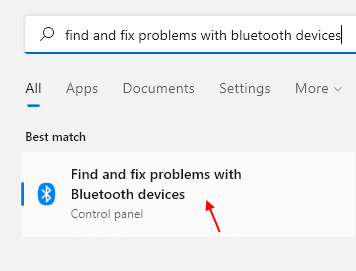 Bluetooth Devices Troubleshooter Min