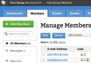 Group Spaces Membership Management