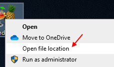 Open File Location Right Click Min