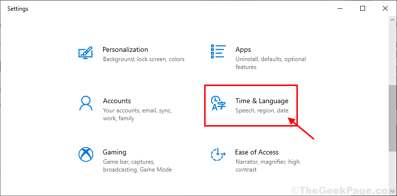 Time And Languages Settings