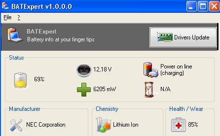 laptop battery diagnostic program