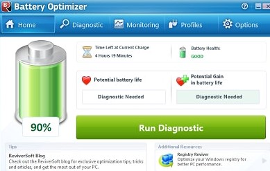 windows laptop battery health check