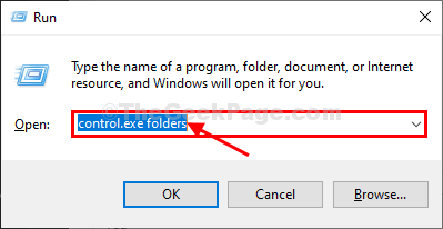 Folder Options Run