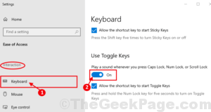 keyborad toggle keys