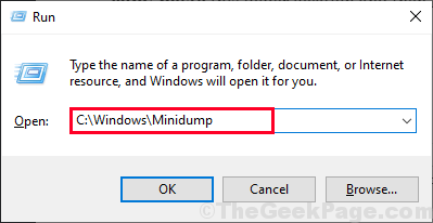 Minidump Run
