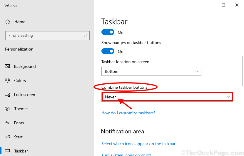 how-to-show-texts-beside-icons-in-taskbar-on-windows-10