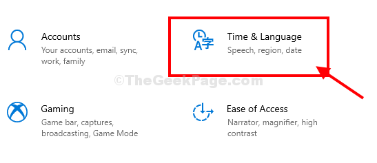 Time And Launguage Settings