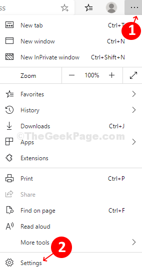 Click On The Three Horizontal Dots On The Upper Right Of The Browser, Click On Settings