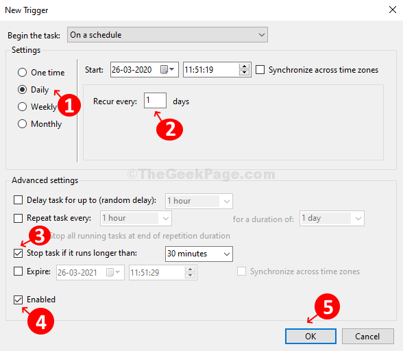 Create New Trigger And Follow The Instructions To Set The Schedule For Automatic Wake Up