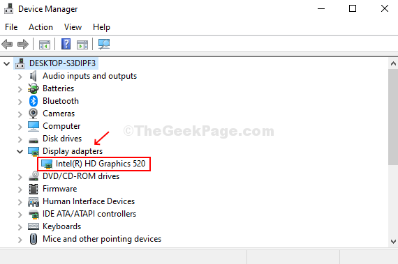 Under Device Manager, Expand Displapy Adapters And View The Graphics Card Model