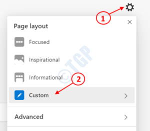 How to change the New Tab Page to blank page in Microsoft Edge