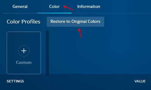 Restore Color Intel Min