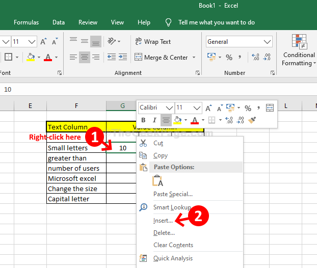 How To Change From Lower Case To Upper Case In MS Excel