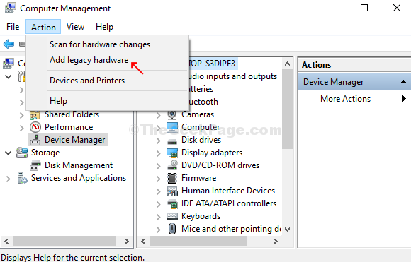 scan for hardware changes command line