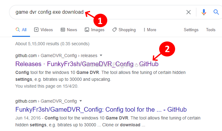 Google Search Game Dvr Config .exe Загрузить первый результат