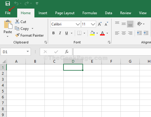 Ms Excel File