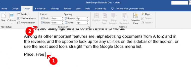 how to change page numbers in word from arabic to english
