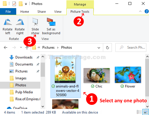 how to shuffle photos in a folder