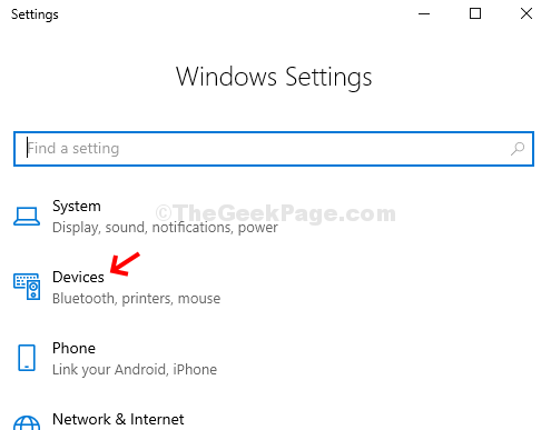 Settings Devices