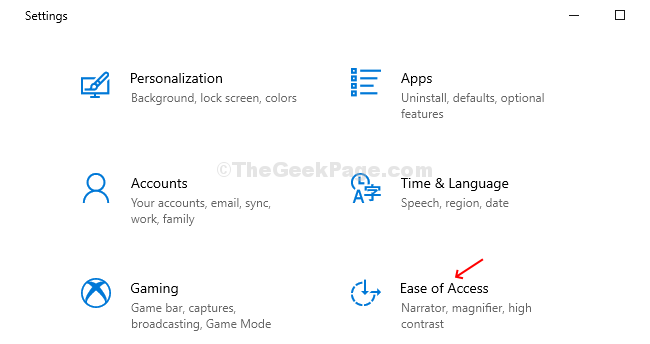 Settings Ease Of Access