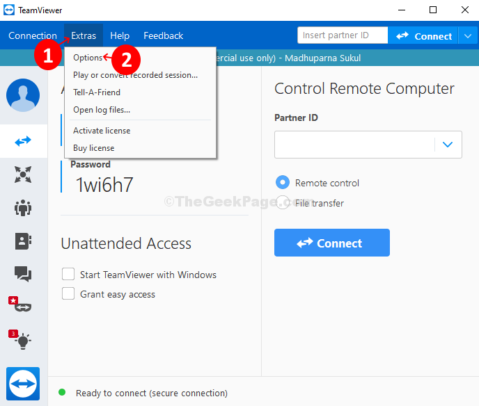 teamviewer keyboard input not working