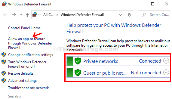 Windows Defender Firewall Control Panel Allow An App Or Feature Through Windows Defender Firewall