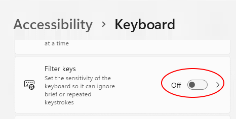 Accessibility Keyboard 1 Min