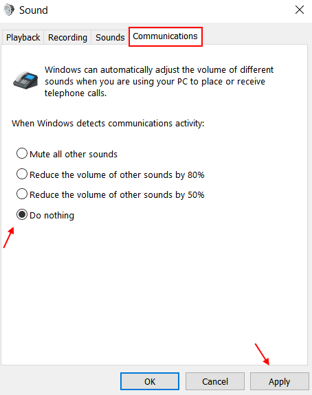 Communications Sound