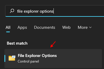 File Explorer Options Min