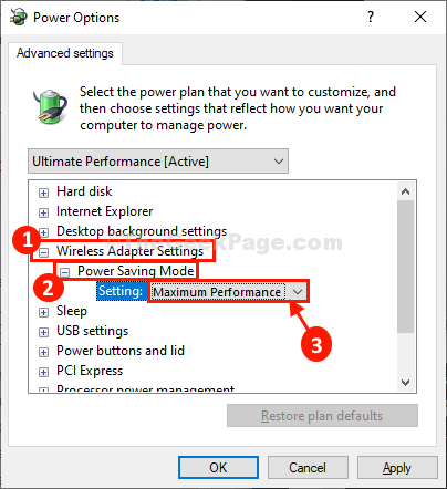 Maxumum Power Saving Mode Max Performance Copy