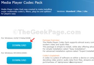 media player codec pack Download 1
