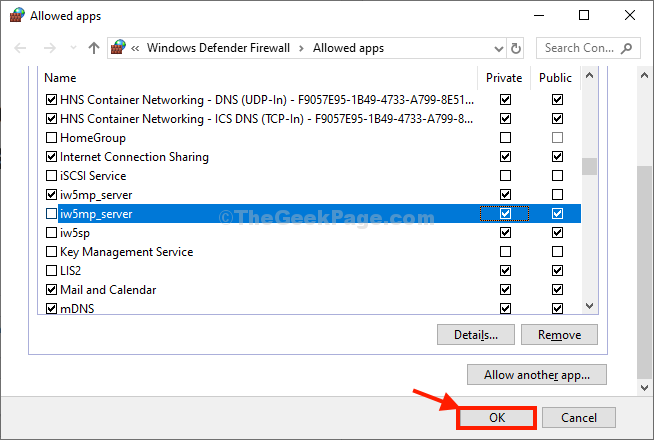 Windows defender firewall