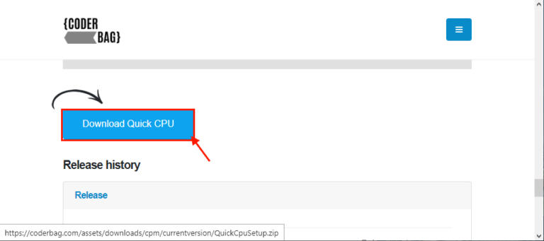 download the new version for windows Quick CPU 4.6.0