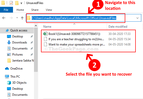 Actualizar 111+ imagen c users appdata local microsoft office unsavedfiles