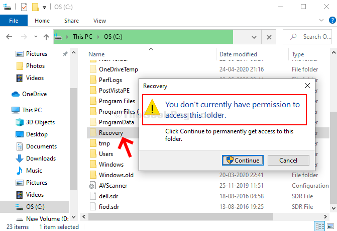 How To Fix "You Don't Have Permission To Open This File" Error In Windows 10 / 11