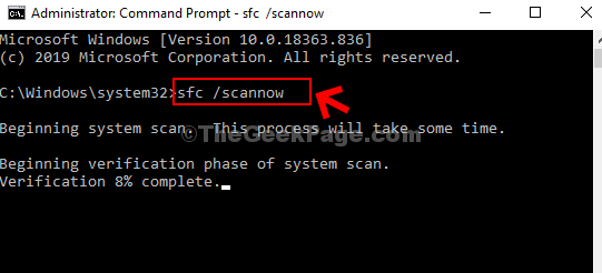 Command Prompt Run Sfc Scannow Command Enter