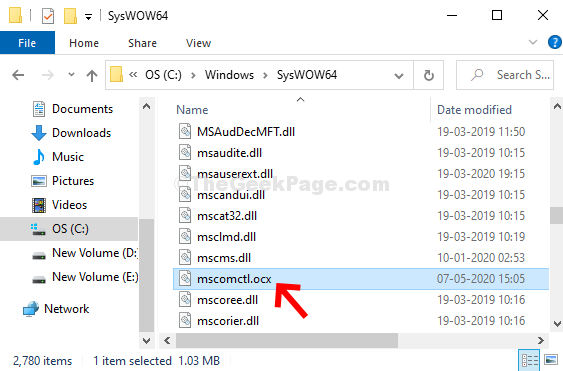 where are ocx files located in windows 10