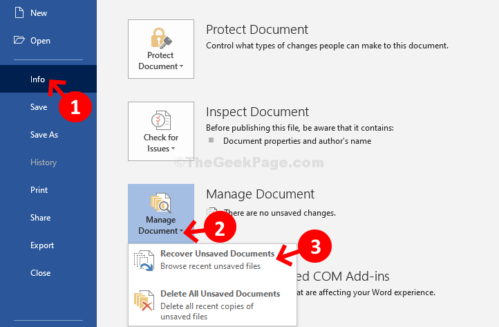 How to Recover Unsaved Word Document in MS Word