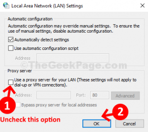 how to disable proxy settings in windows 10 through registry