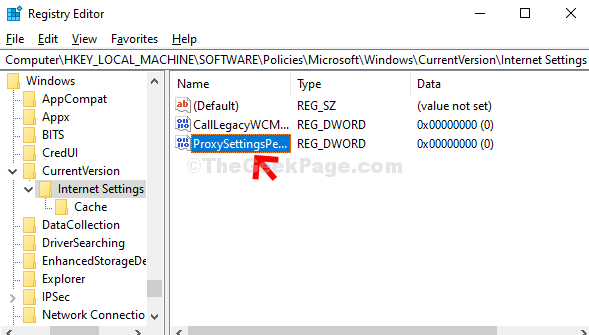 Disable Proxy Settings In Windows 10 Through Registry