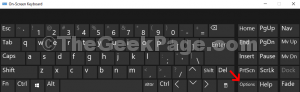 On Screen keyboard Options