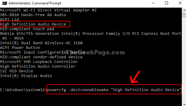 Select Device Enter Command Execute