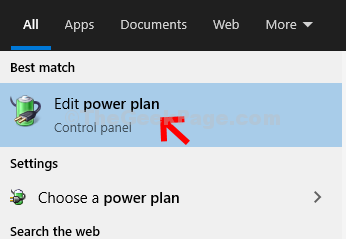 Start Search Power Plan Edit Power Plan