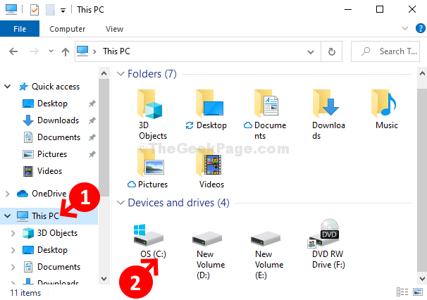 cannot access file explorer c drive