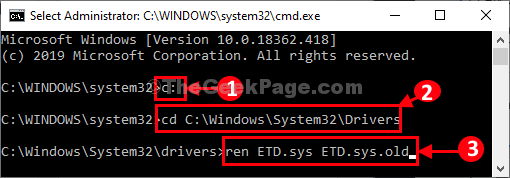 Commands To Delete Etd Sys