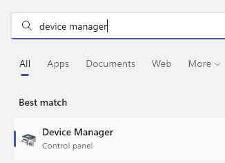 Device Manager Search Min