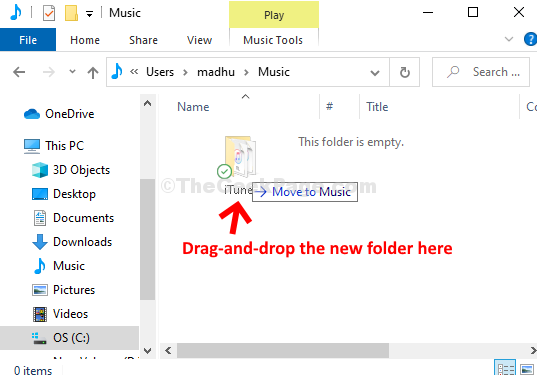 Drag And Drop The New Itunes Folder In The Musi Folder Of New Pc